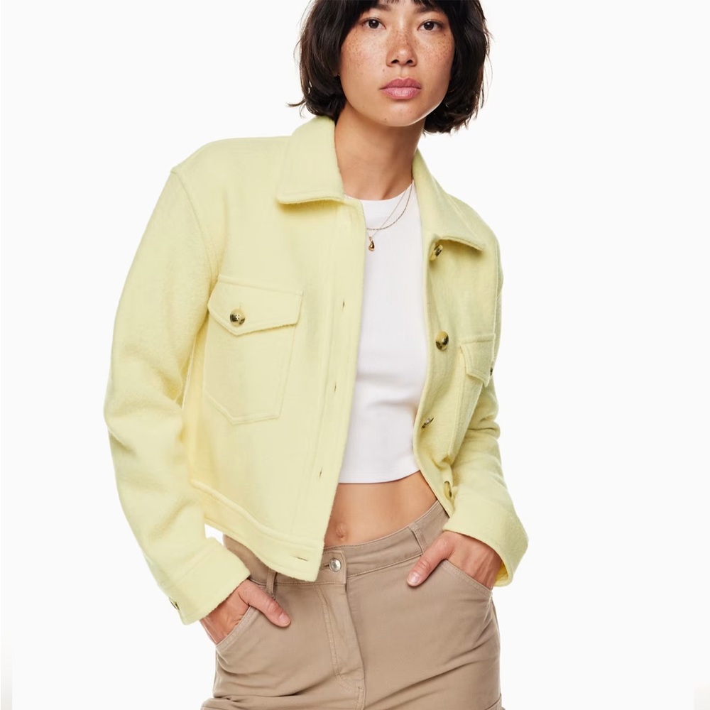 EUC Wilfred Free Ganna women’s wool crop jacket